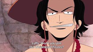 Ace Asks Luffy To join The Whitebeard Pirates - ONE PIECE