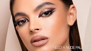 Halo Double Wing Eye Makeup ft. the I NEED A NUDE PALETTE | Natasha Denona Makeup