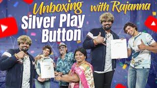 Unboxing Sliver Play Button With Unq Gamer | Sahara Family Vlogs | Telugu Vlogs