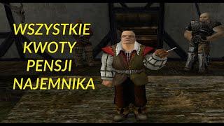 Gothic 2 - Wszystkie możliwe pensje najemnika | Gothic | Gothic 2 Noc Kruka