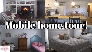 Mobile home tour / single wide Before and after renovations 2019