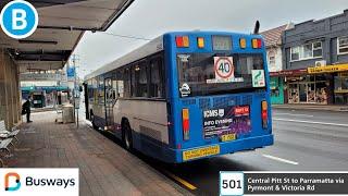 Busways North West Ryde m/o 1502 Volvo B12BLE Euro 3 Custom Coaches CB60 bus ride.