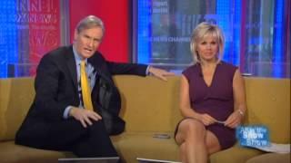 Gretchen Carlson hot legs cross - Fox & Friends - 01/23/12