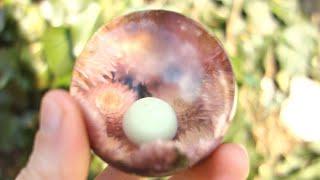 How to Make a Hybrid - Sphere With Flowers | Art Resin (2020)