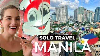 SOLO TRAVEL TO THE PHILIPPINES | First Impressions of Manila