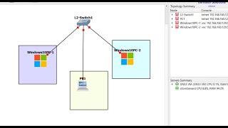 How to configure port-security on Cisco Switch Using GNS3