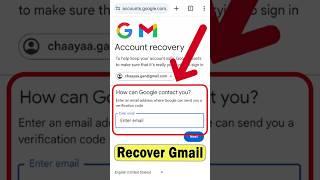 How to Recover Gmail Account without Recovery Email and Phone Number 2025  Gmail Account Recovery