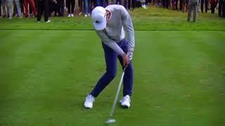 Joaquin Niemann Slow Motion Impact Golf Swing