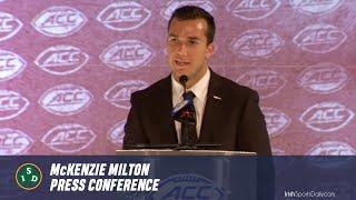 ACC Media Day | Florida State QB McKenzie Milton