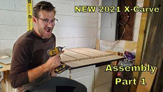 Inventables New 2021 X-Carve CNC Base Assembly #XCarve #Inventables