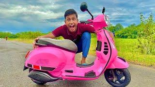 bacchon ka scooter chalane wala | bacchon ki battery wali scooty | scooter toy for baby