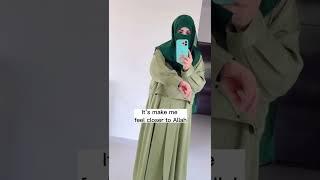 Modesty is beautiful ️#hijab #niqab #abaya #youtube