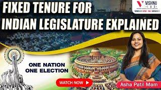 Fixed Tenure for Indian Legislature Explained | 129th Amendment Bill 2024