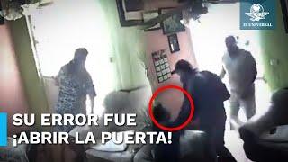 Con exceso de violencia; delincuentes atan y roban casa de adultos mayores