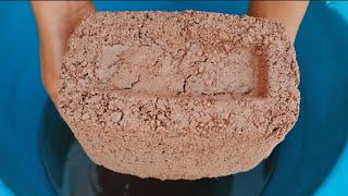 New Video Gritty Red Dirt Crumbling in Water  Extremely Satisfying #watercrumbling #asmr