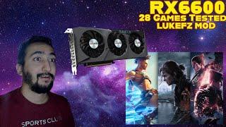 RX 6600 | Best $200 GPU for 2024 | 28 Games & LukeFZ FSR3 MOD Tested