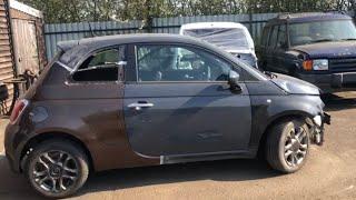 Copart 2013 Fiat 500 sport Quarter panel replacement PT 5