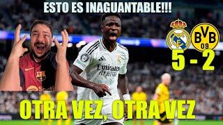 REAL MADRID 5 - 2 BVB. ¡NO PUEDE SER!  LO HAN VUELTO A HACER. NO PUEDO MAS CON VINICIUS.