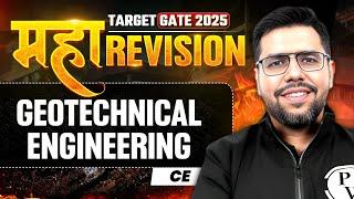 Geotechnical Engineering One Shot | Civil Engineering Maha Revision | Target GATE 2025