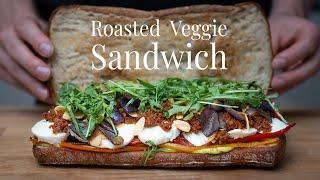 The ultimate Grilled Vegetable Sandwich with homemade mayonnaise