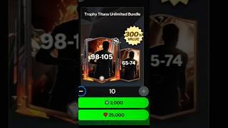 10x Trophy Titans Bundle  #fcmobile