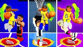 LeBron James + Contact Dunks in EVERY Roblox Basketball Game..