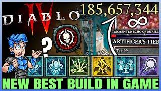 Diablo 4 - New Best BILLION Damage Necromancer Minion Build - This Combo = GAME BREAKING - Guide!