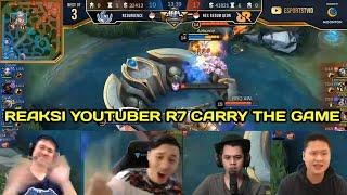 [REACTION] CHOU R7 FREESTYLE CARRY THE GAME (EIDUART, BKENT, JO, OURA, IOS) - MPLI Mobile Legends