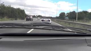 sierra cosworth 3dr vs audi r8 v10 spyder