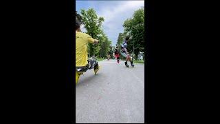 Roller skating fun -Kalemegdan  Belgrade\Zabava