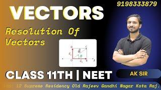Vectors Physics Class 11th | Vector | Resolution Of Vectors Class 11 Physics | Resolution Of Forces