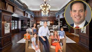 Marco Rubio's Lifestyle 2025  House Tour, Wife, 4 Children, Cars, Net Worth, and more