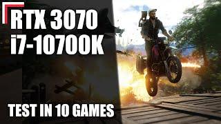 Intel Core i7-10700K + RTX 3070 — Test in 10 Games! [1080p, 1440p, 4K]