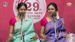 Anahita and Apoorva (Vocal Duet Concert) - Mudhra’s 29th Fine Arts Festival