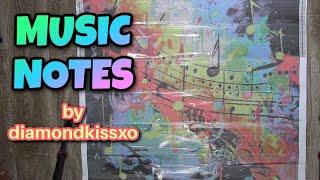 Unboxing "MUSIC NOTES" By diamondkissxo