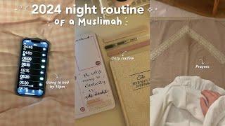 2024 Night Routine | cozy, reading, daily prayers, skincare, journaling.