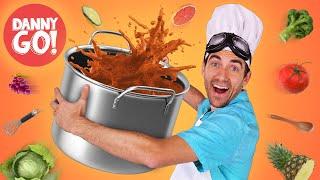 "In the Mood for Food!" Cooking Dance ‍ Brain Break | Danny Go! Songs for Kids