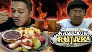 extreme!!  MUKBANG RICE SIDE RUJAK SPICY BUAH EVEN GOOD (Multi Subtitle)