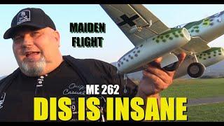 UMX Me 262 30mm EDF RC Jet plane BNF MAIDEN FLIGHT