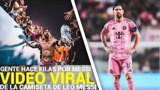 El VIDEO ESTUPENDO de la GENTE en Jamaica HACIENDO FILA para TOMARSE FOTOS con la CAMISETA de Messi