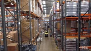 Drone Filming inside a Warehouse