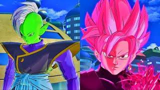 Dragon Ball Xenoverse 2 Mod Ultra Supervillain Origins: (Goku Black Super Saiyan Rosé) PC Gameplay