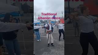 Traditional Albanian dance in Quincy MA...