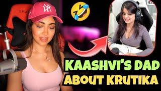 Kaashvi's Dad About Krutika | krutika Roasting Kaashvi  #krutika #kaashvi