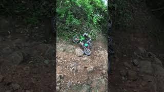 Jurassic route  #endurolover #klx140rf #dt125 #trailislife #shorts