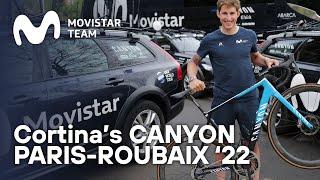 Así es la bici de Iván García Cortina para la París-Roubaix 2022 | Movistar Team x Canyon