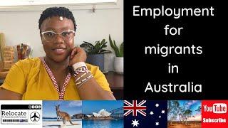 Employment for migrants in Australia |S6E2 |Relocate 2 Australia With Promise |D.I.Y Relocation