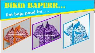 Terbaru!!! baju batik paud-model kombinasi 2024 #seragampaud #batikpaud #batiksekolah