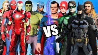 Justice League Vs The Avengers - Epic Battle