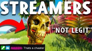 Golden Skeleton Curse Streamers Called Cheats - Sea of Thieves